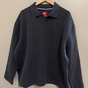 Nike Tech Fleece Reimagined Polo Sweatshirt Relaxed Men's M FZ7570-060 $130 NEW